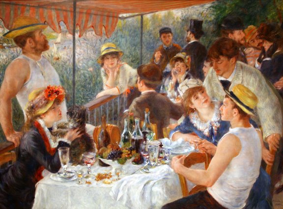 Luncheon of the Boating Party, Auguste Renoir, 1881.